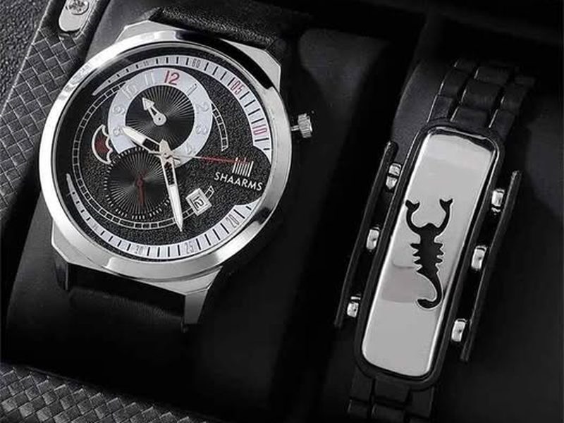 Ensemble montre homme