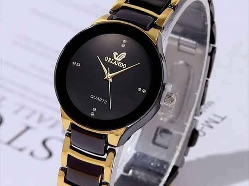 Montre bi color femme