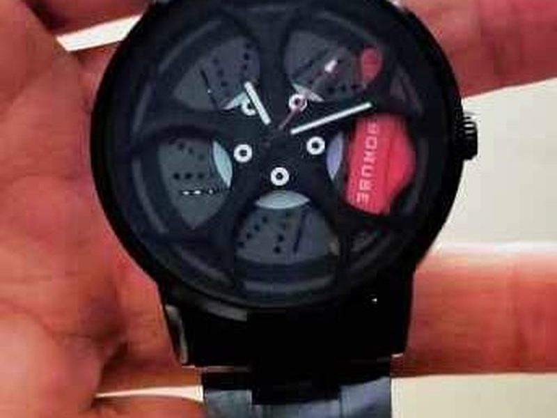 Montre Homme design roue 2