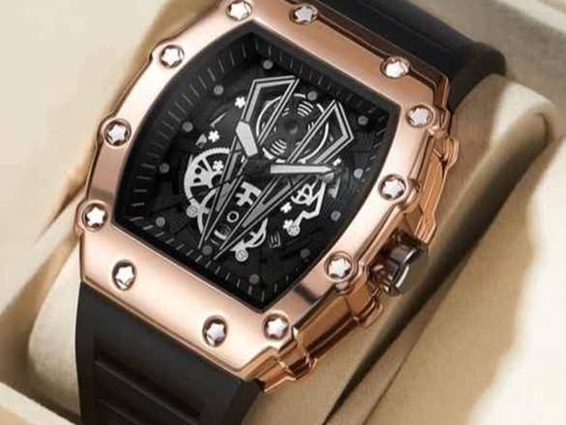 Montre Olevs Homme à mouvement automatique étanche
