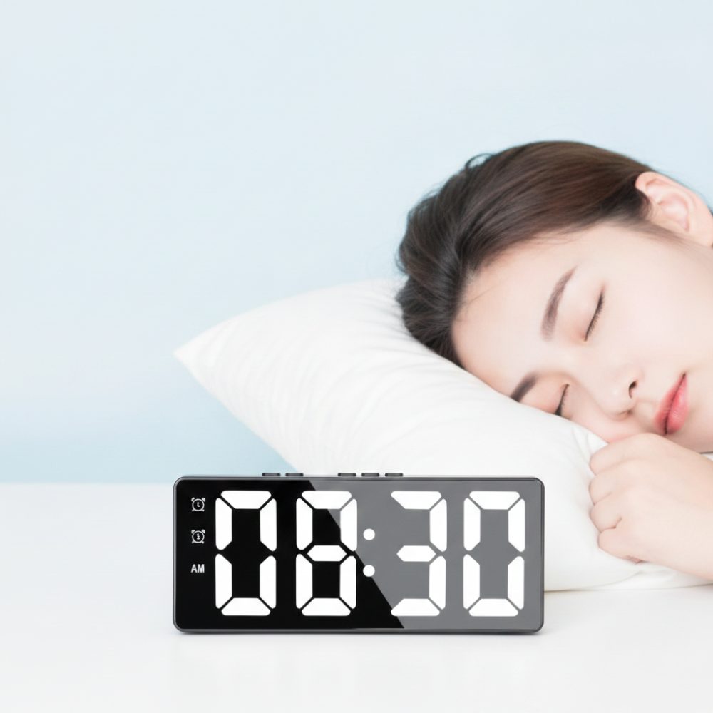 Reveil Bluetooth Thermomètre Digitale et Chargeur Rapide Wireless