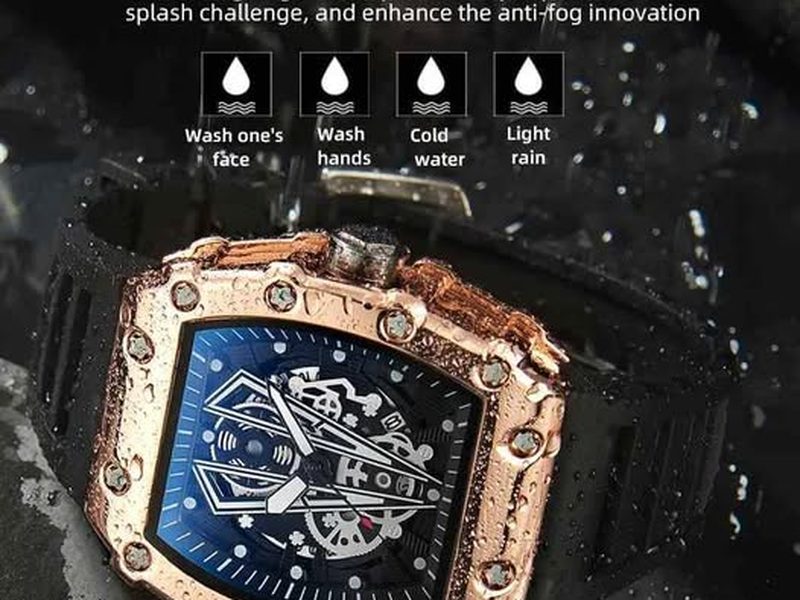 Montre design moderne pour homme