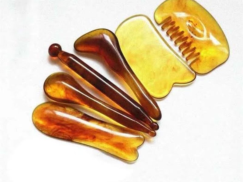 Ensemble gasha de massage esthétique