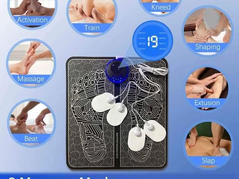 Kit Appareil de massage et drainage pour pied avec électrodes