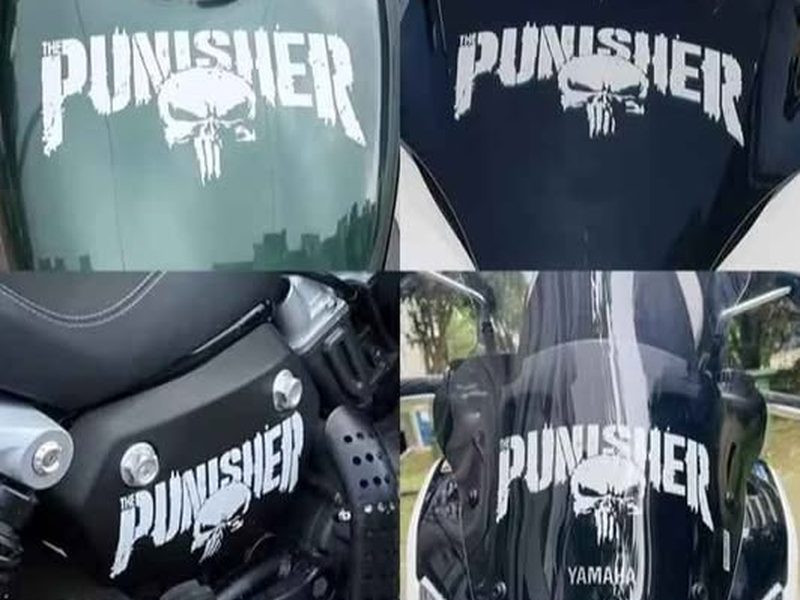 Autocollant deco pour moto