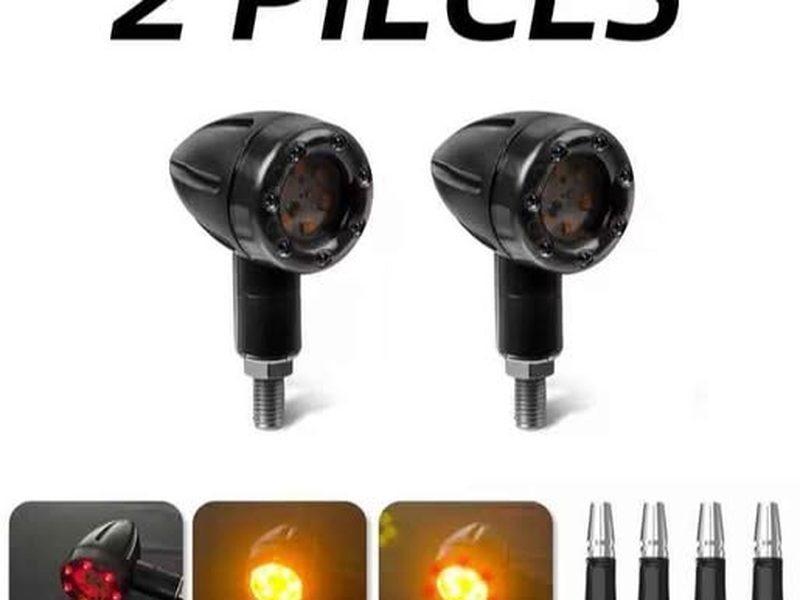 Clignotants et feux stop pour moto (Honda- suziki - kawazaki) paire