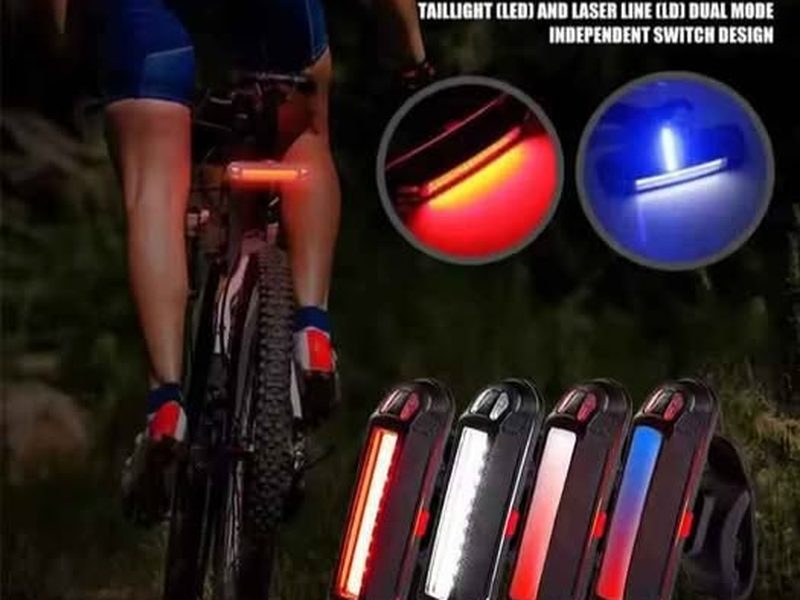 Feux multi éclairage avec option gyrophare pour velo