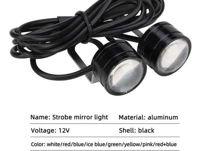 Feu anti brouillard et stroboscopique pour moto