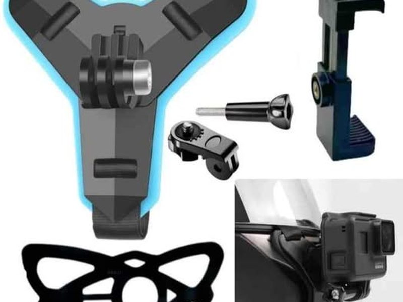 Kit Menton Go pro pour casque moto