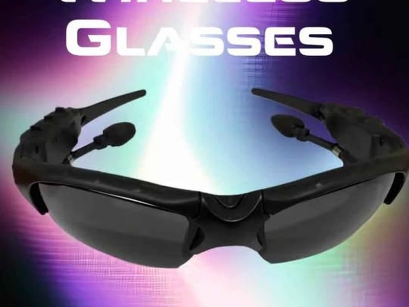 Lunettes de soleil connectees : ecouteurs stereo sans fil et micro