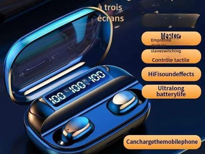 Écouteurs Bluetooth 5.1 avec réducteur de bruit intelligent