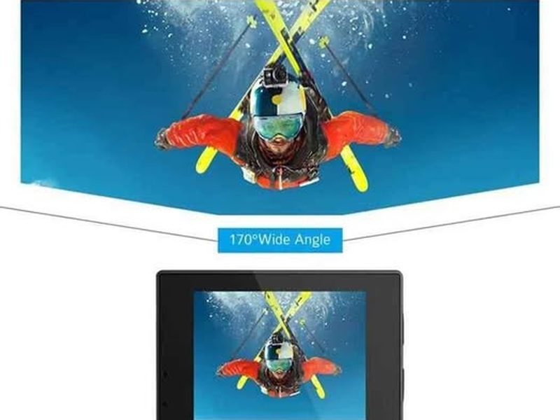 Caméra etanche full HD de sport et de plongée