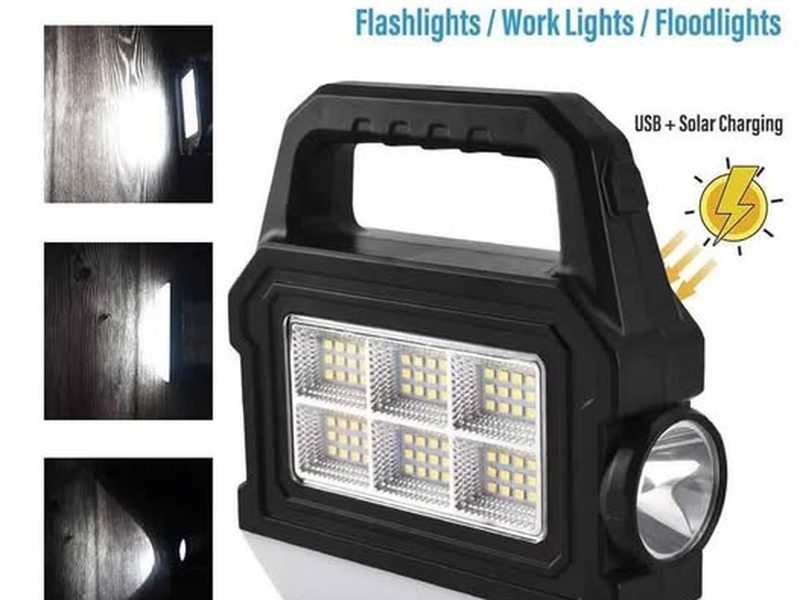 Lampe électrique et solaire avec power bank