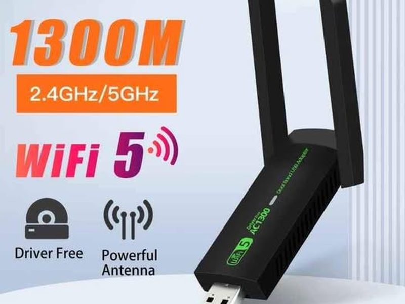 Adaptateur Wi-Fi haut débit 1300m