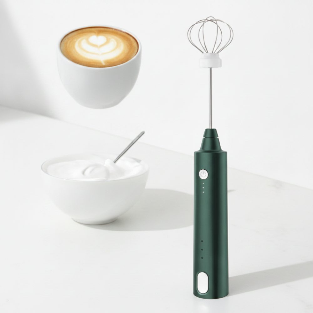 Fouet électrique rechargeable Double avec 2 batteuses