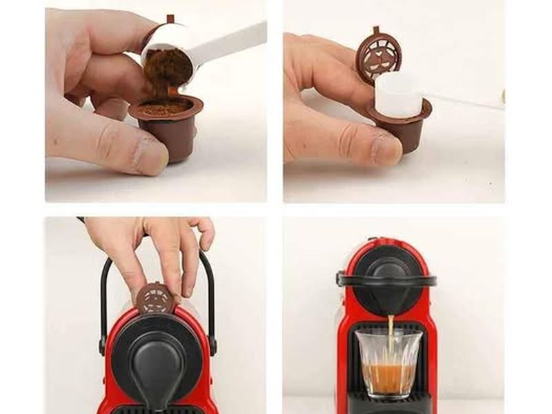 Capsules rechargeables pour nespresso