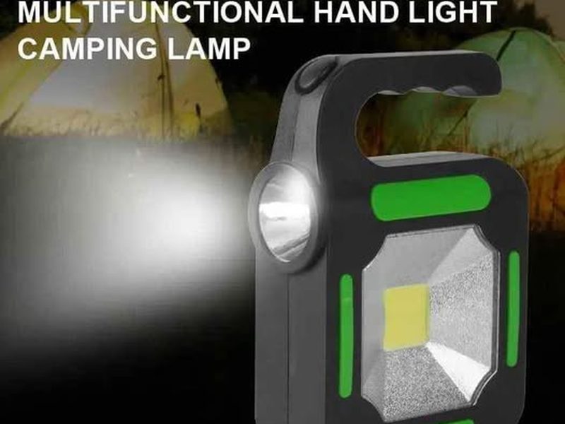 Lampe de camping double éclairage 3piles