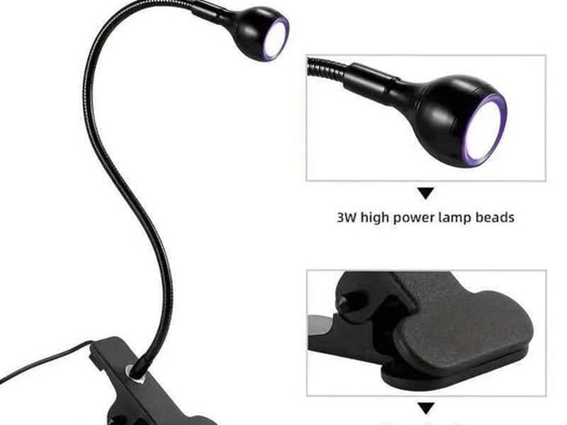 Lampe clippante UV
