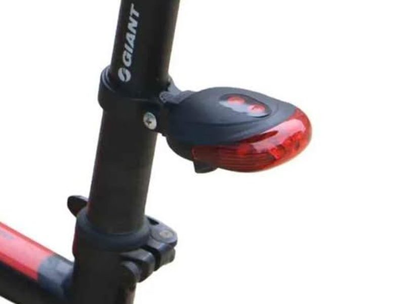 Lampe etanche et amovible laser pour velo