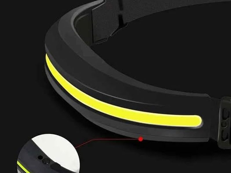 Puisante lampe frontale multi éclairages