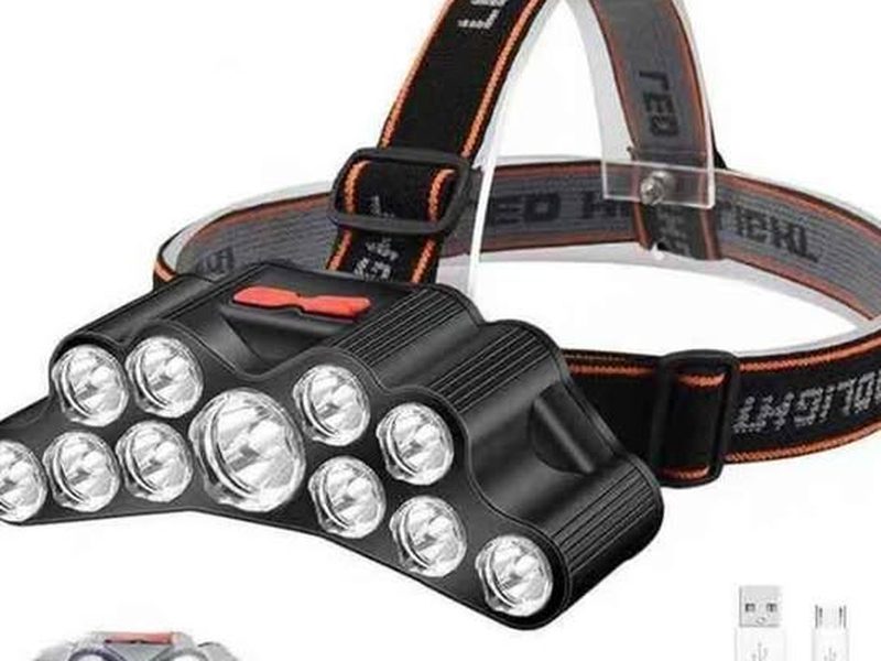 Lampes frontales 11leds