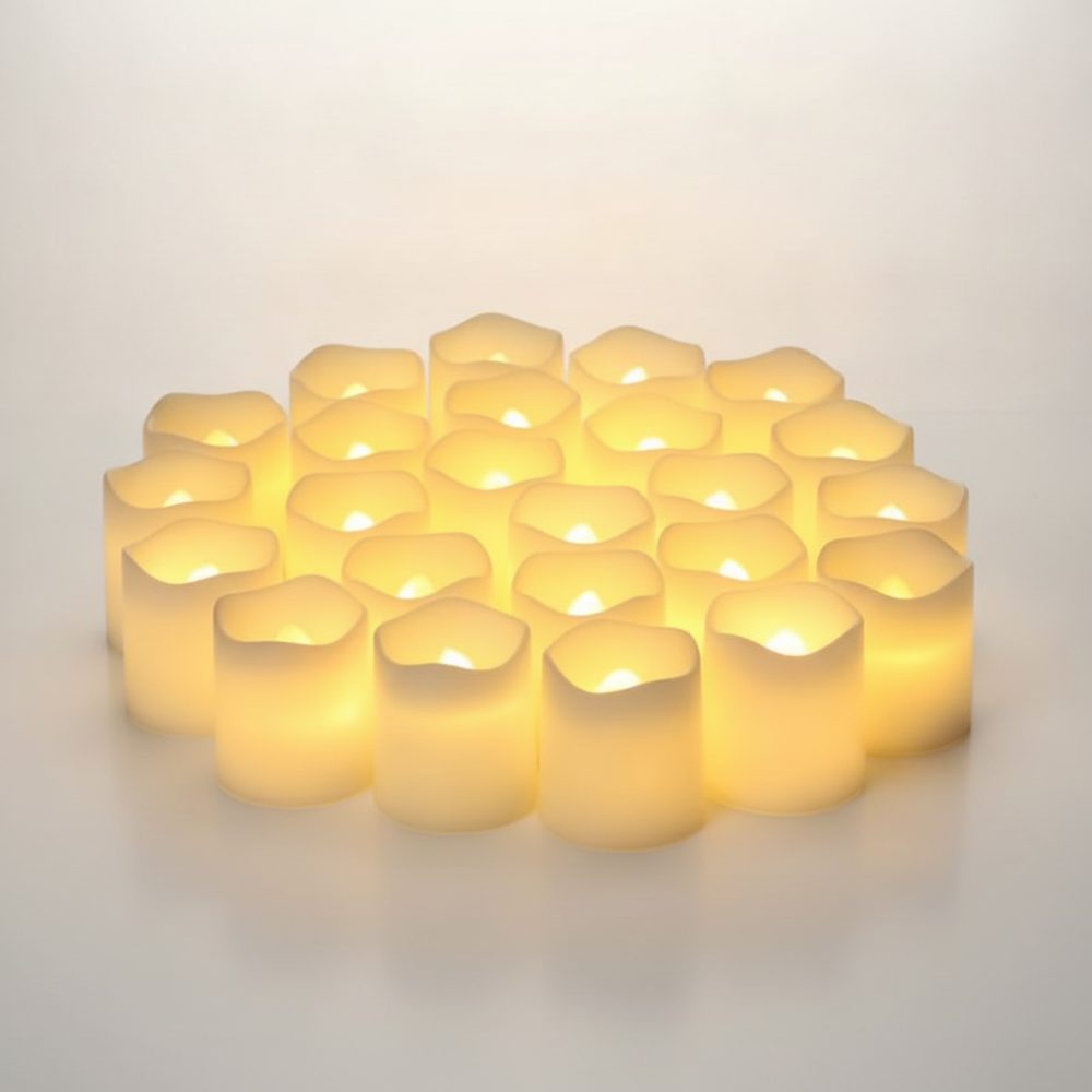 Lot de 24 bougies électriques