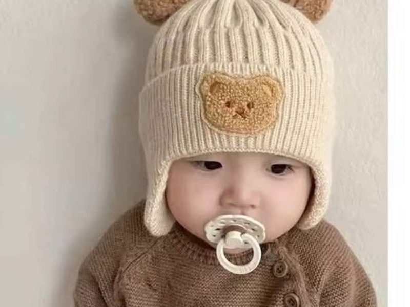 Bonnet fourré pour bb