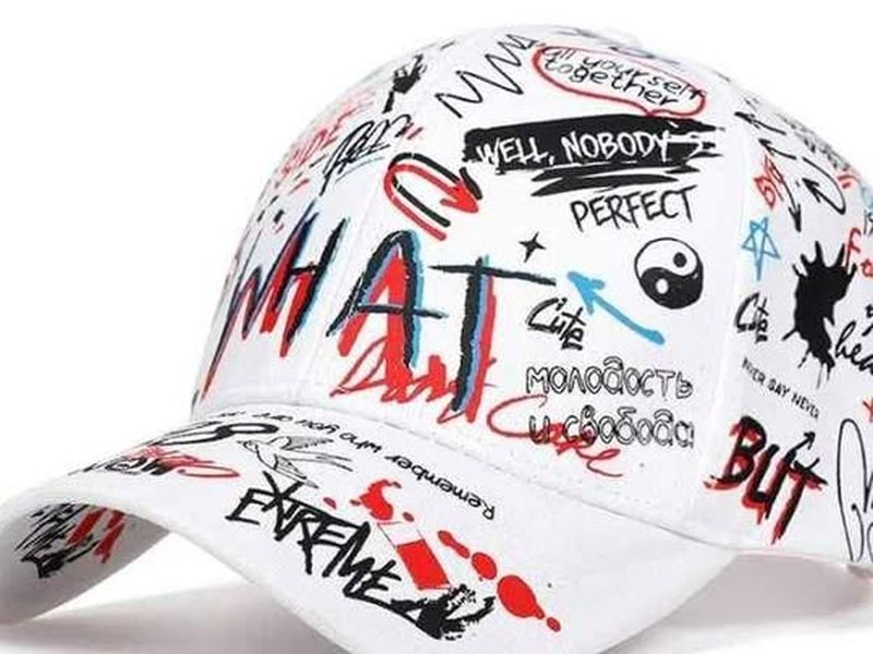 Cap design coloré