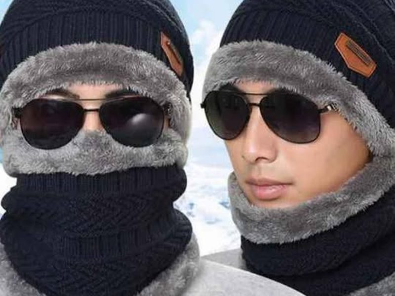 Combi bonnet et tour de cou