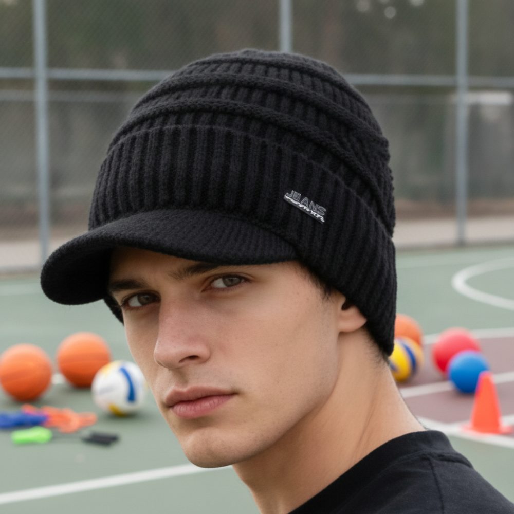 Bonnet kepi couleur unie