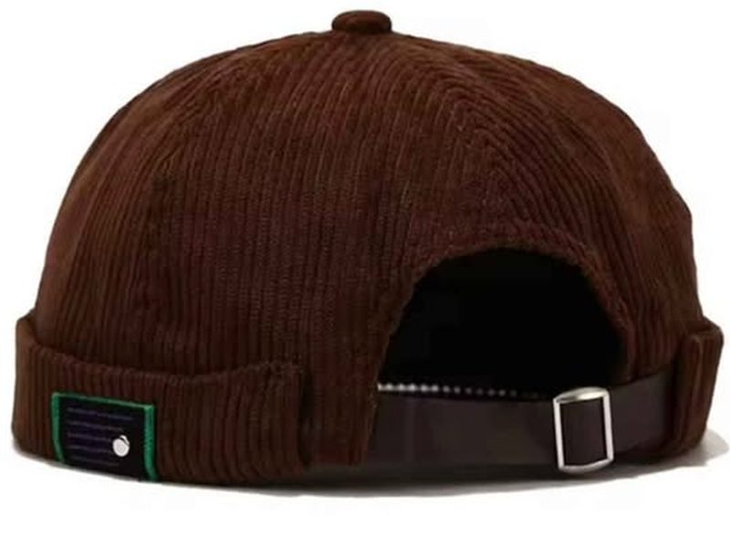 Bonnet marrin en velour raillé