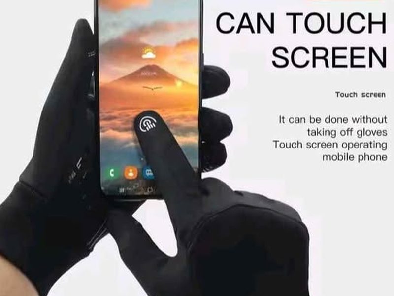 Gants tactile étanche