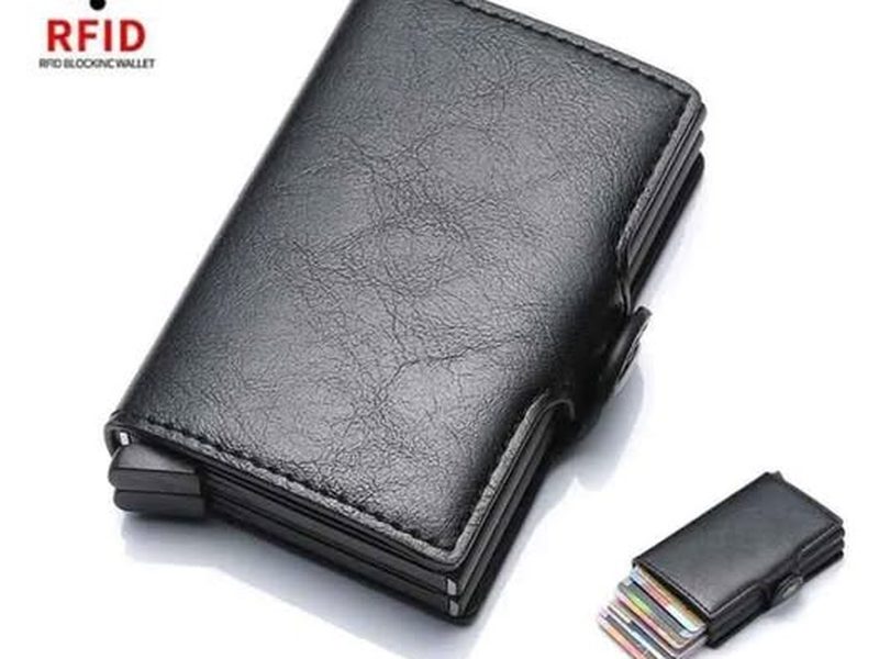 Porte-cartes double compartiments