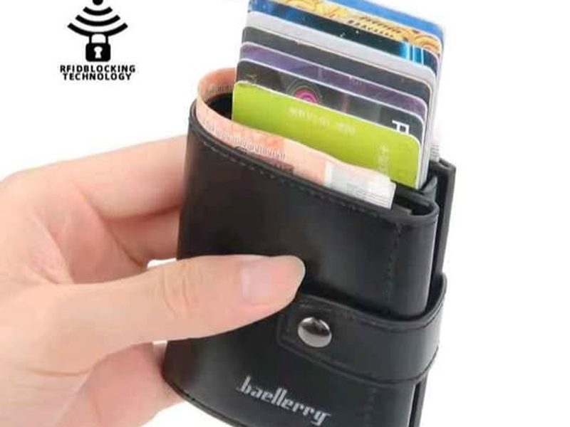 Portefeuille porte-carte push up magnétique