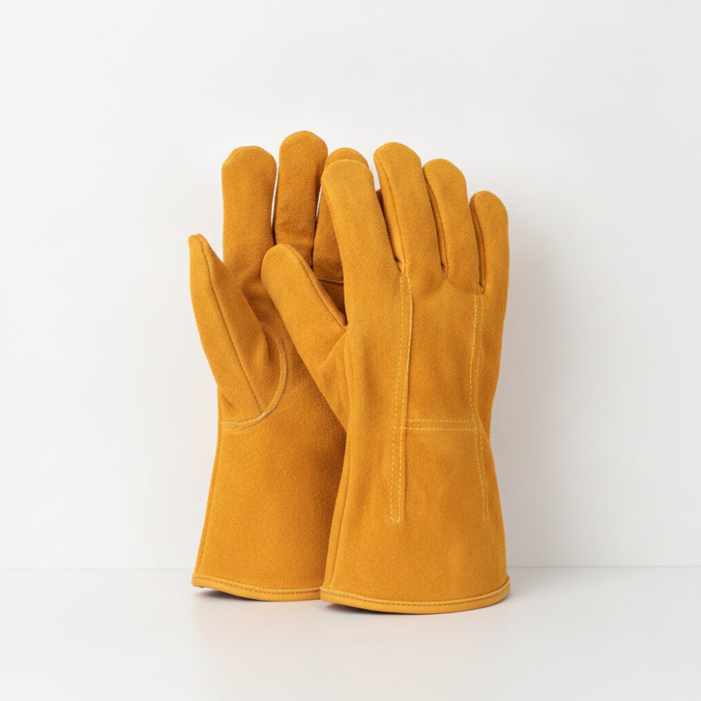 Gants d'ouvrage en Cuir véritable de Vache