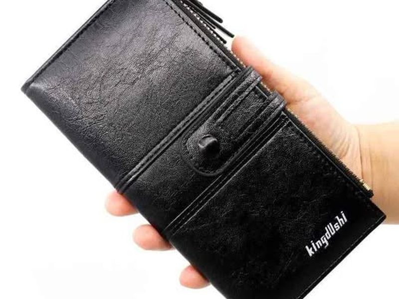 Portefeuille en cuir pu