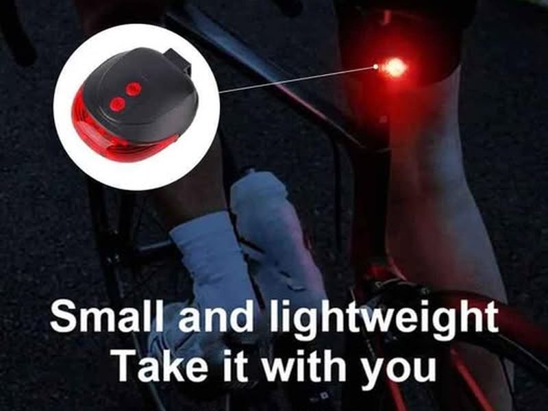 Feux laser pour velo
